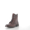 Boots marron à lacets